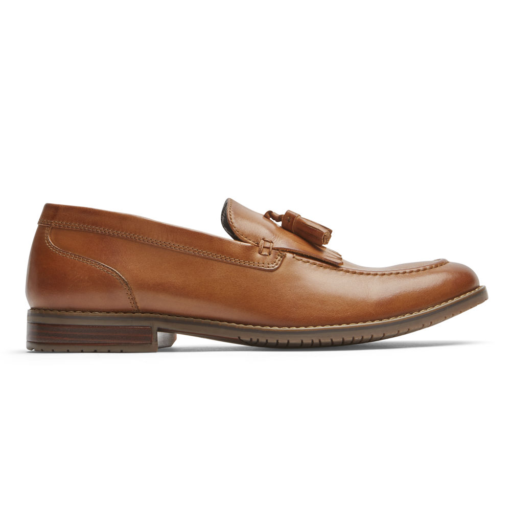 Rockport Loafers For Mens Brown - Style Purpose 3 Tassel - TQ2983617